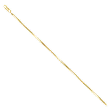 925 Silver Solid Super Flat Cuban Chain 2mm