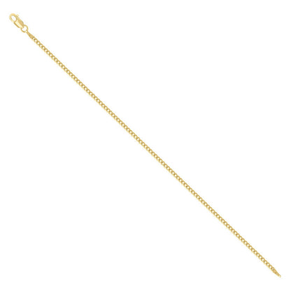 925 Silver Solid Super Flat Cuban Chain 2mm