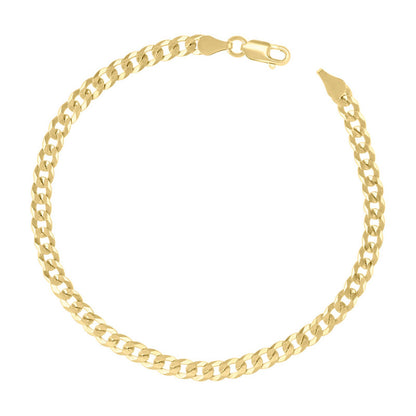 925 Silver Solid Super Flat Cuban Chain 3.7mm