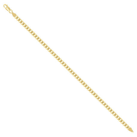 925 Silver Solid Super Flat Cuban Chain 3.7mm