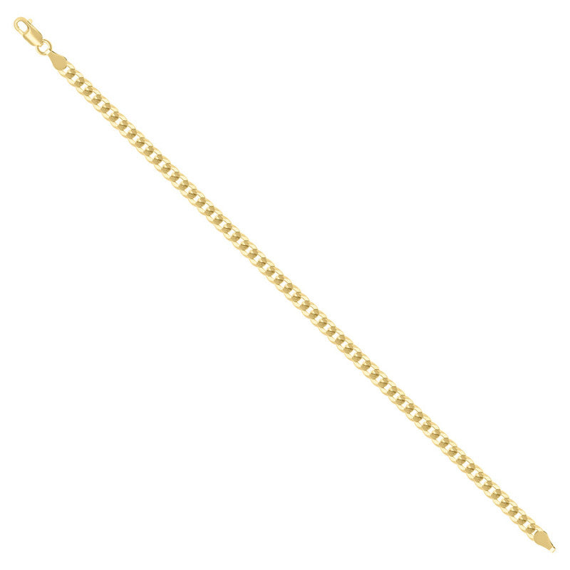 925 Silver Solid Super Flat Cuban Chain 3.7mm