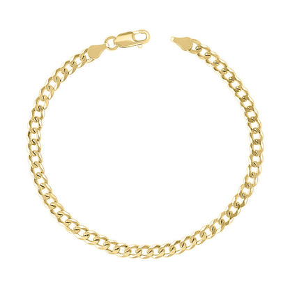 925 Silver Solid Super Flat Cuban Chain 4.2mm