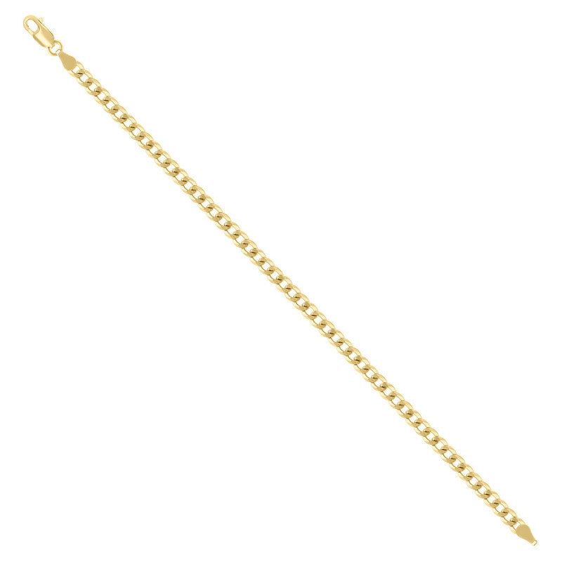 925 Silver Solid Super Flat Cuban Chain 4.2mm
