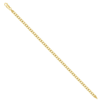 925 Silver Solid Super Flat Cuban Chain 4.2mm