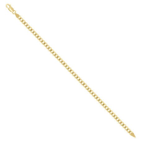 925 Silver Solid Super Flat Cuban Chain 4.2mm