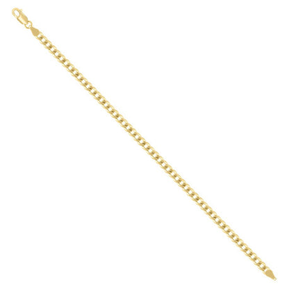 925 Silver Solid Super Flat Cuban Chain 4.2mm