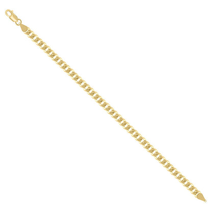 925 Silver Solid Super Flat Cuban Chain 5.2mm