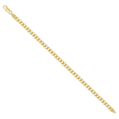 925 Silver Solid Super Flat Cuban Chain 5.2mm