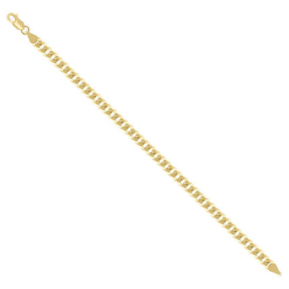 925 Silver Solid Super Flat Cuban Chain 5.2mm