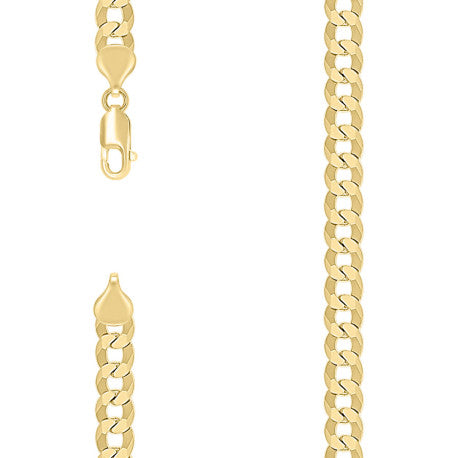 925 Silver Solid Super Flat Cuban Chain 6.8mm