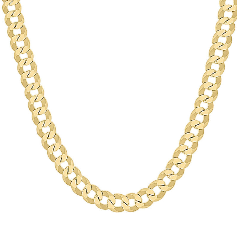 925 Silver Solid Super Flat Cuban Chain 6.8mm