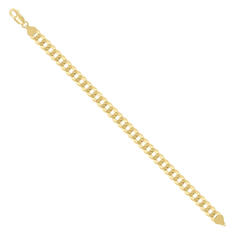 925 Silver Solid Super Flat Cuban Chain 6.8mm