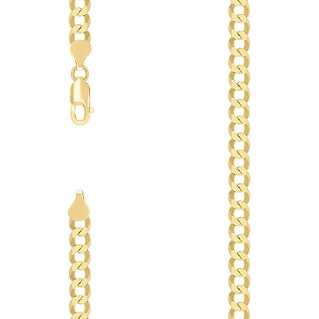 925 Silver Solid Super Flat Cuban Chain 6mm