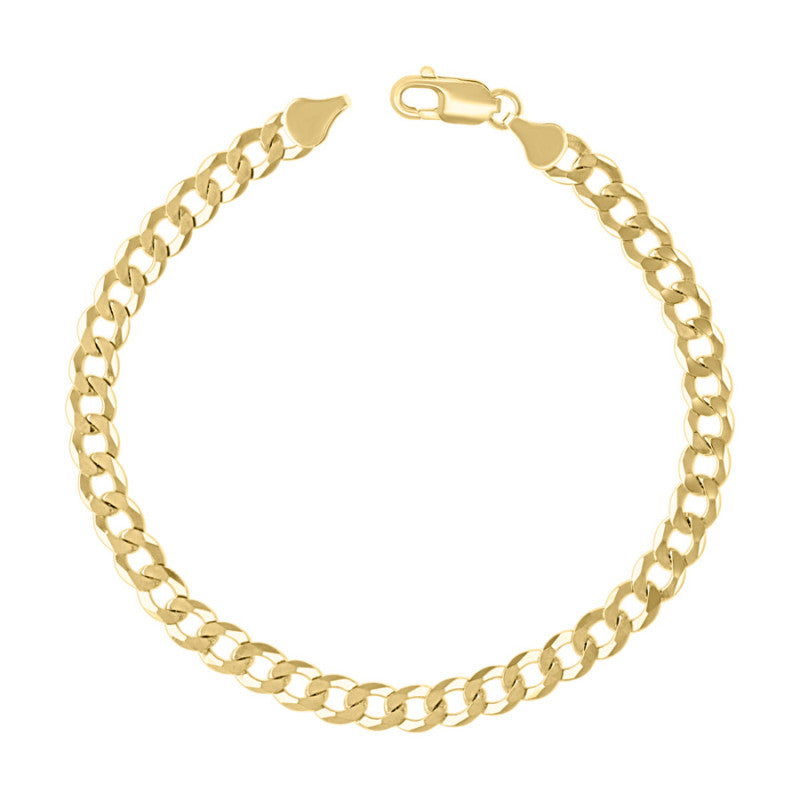 925 Silver Solid Super Flat Cuban Chain 6mm