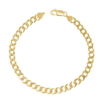 925 Silver Solid Super Flat Cuban Chain 6mm
