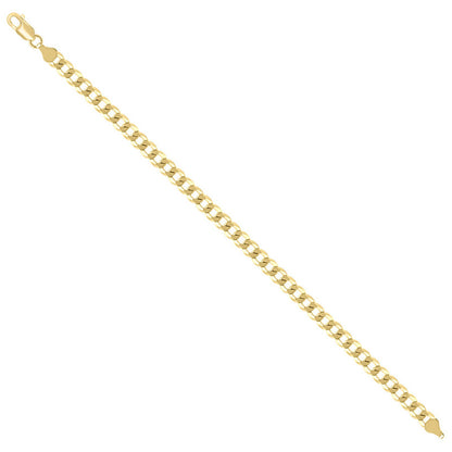 925 Silver Solid Super Flat Cuban Chain 6mm