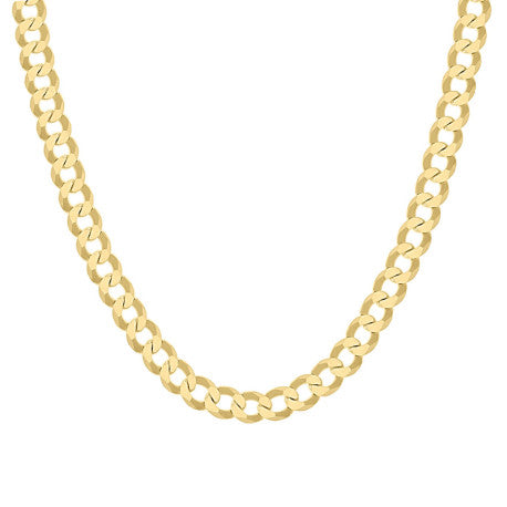 925 Silver Solid Super Flat Cuban Chain 6mm