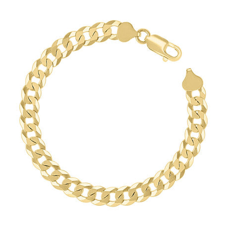 925 Silver Solid Super Flat Cuban Chain 7.4mm
