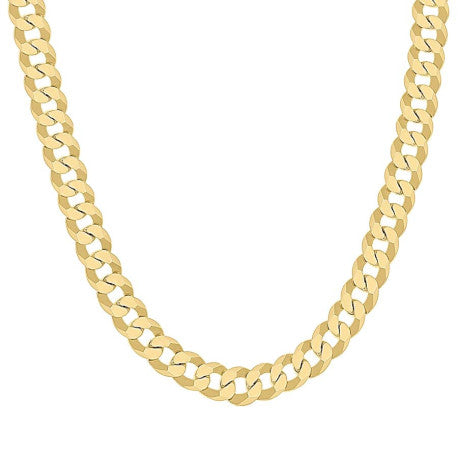 925 Silver Solid Super Flat Cuban Chain 8.7mm