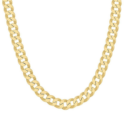 925 Silver Solid Super Flat Cuban Chain 8.7mm