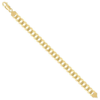925 Silver Solid Super Flat Cuban Chain 8.7mm