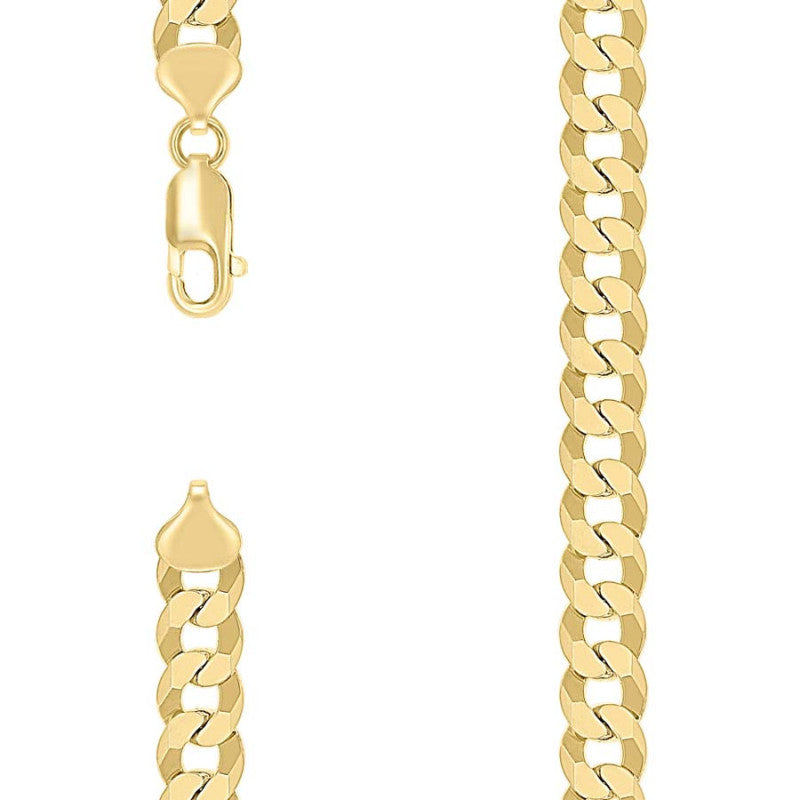 925 Silver Solid Super Flat Cuban Chain 8.7mm