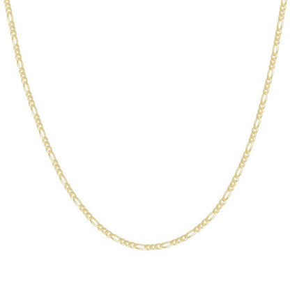 925 Silver Super Flat Figaro Chain 2.3mm