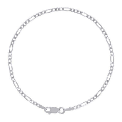 925 Silver Super Flat Figaro Chain 2.3mm