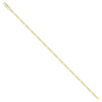 925 Silver Super Flat Figaro Chain 2.3mm