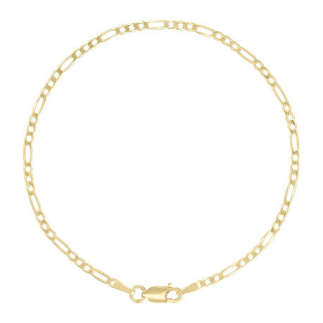 925 Silver Super Flat Figaro Chain 2.3mm