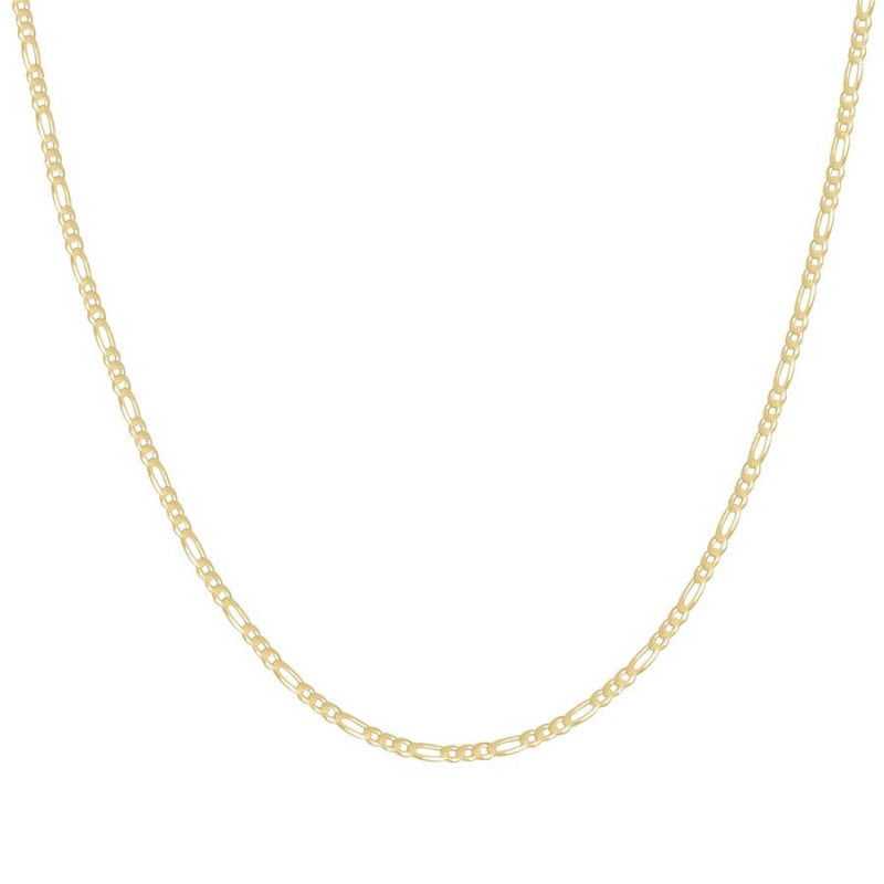 925 Silver Super Flat Figaro Chain 2.3mm
