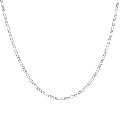 925 Silver Super Flat Figaro Chain 2.9mm
