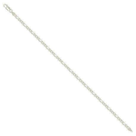 925 Silver Super Flat Figaro Chain 2.9mm