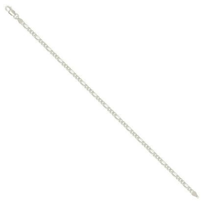 925 Silver Super Flat Figaro Chain 2.9mm