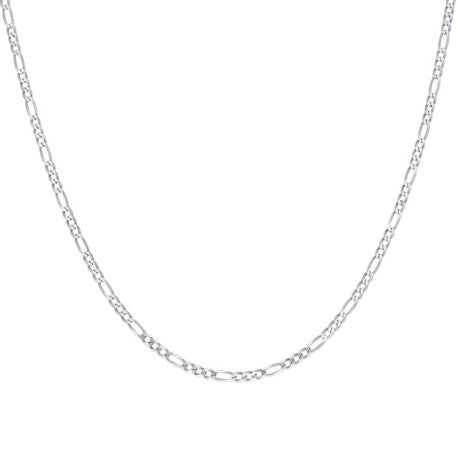 925 Silver Super Flat Figaro Chain 2.9mm