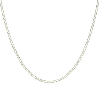 925 Silver Super Flat Figaro Chain 2.9mm