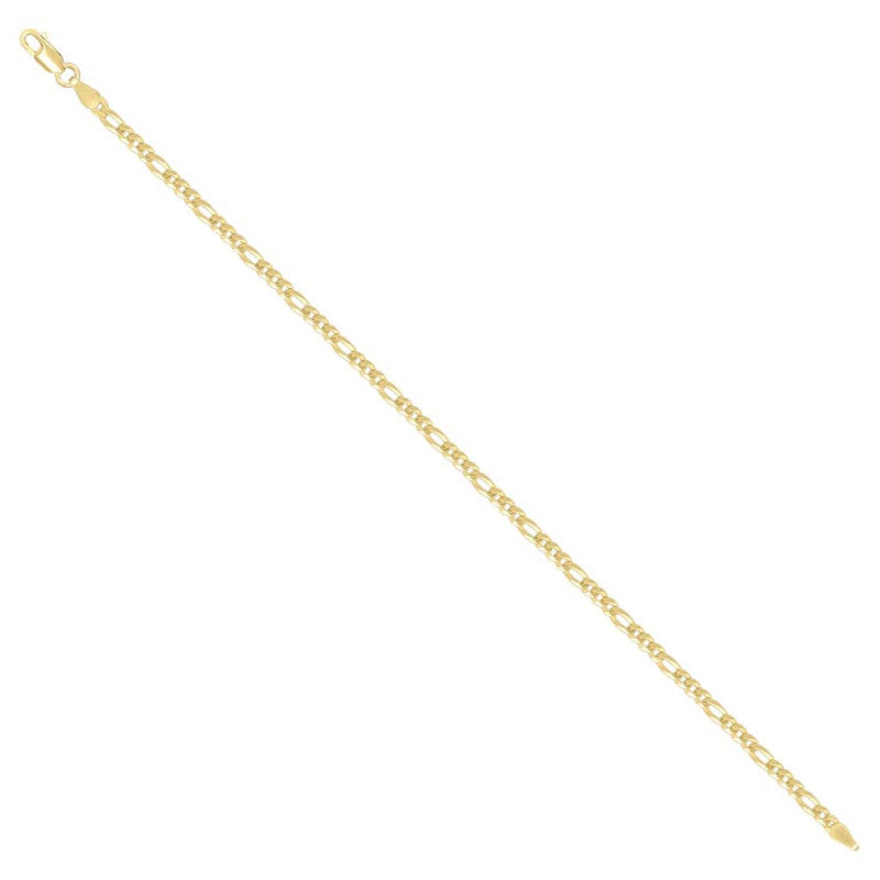 925 Silver Super Flat Figaro Chain 2.9mm