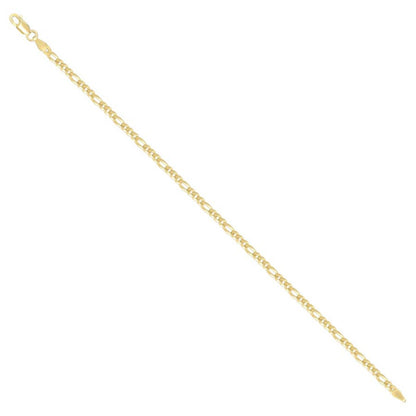 925 Silver Super Flat Figaro Chain 2.9mm