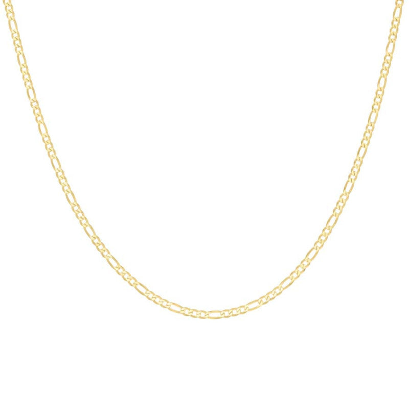 925 Silver Super Flat Figaro Chain 2.9mm