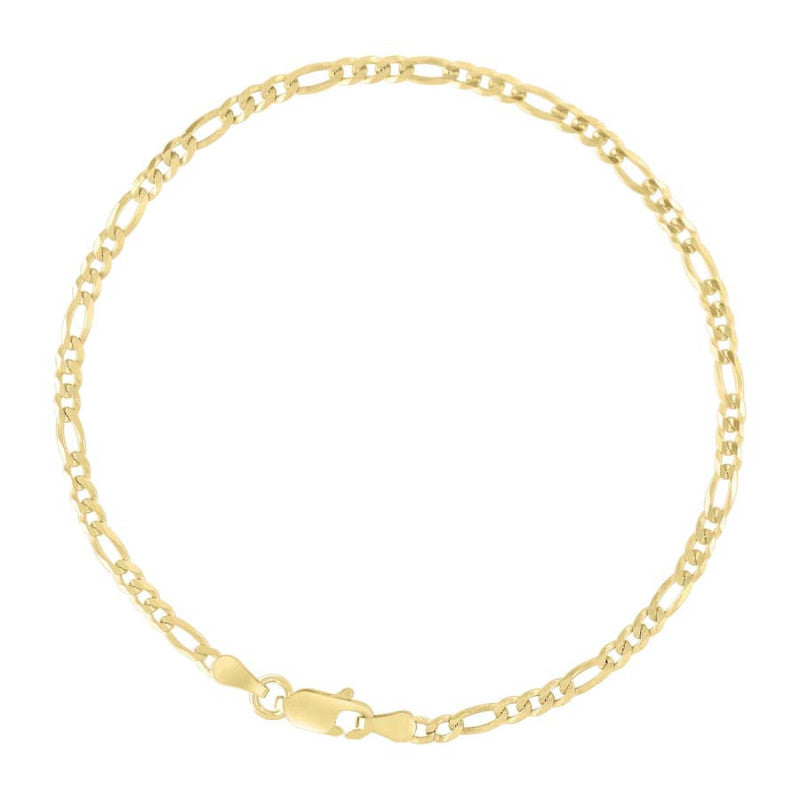 925 Silver Super Flat Figaro Chain 2.9mm