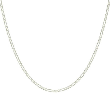 925 Silver Super Flat Figaro Chain 2.9mm