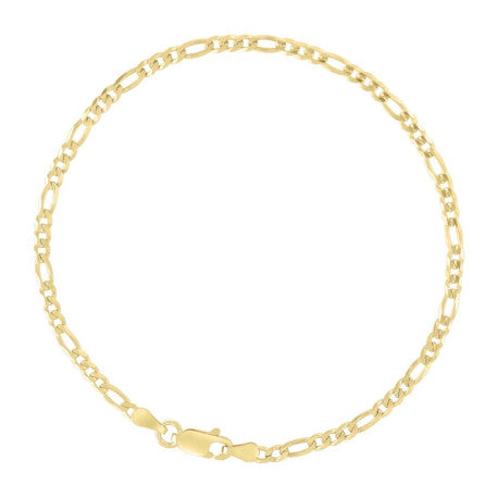 925 Silver Super Flat Figaro Chain 2.9mm