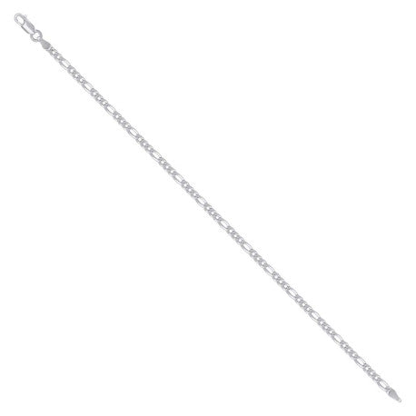 925 Silver Super Flat Figaro Chain 2.9mm
