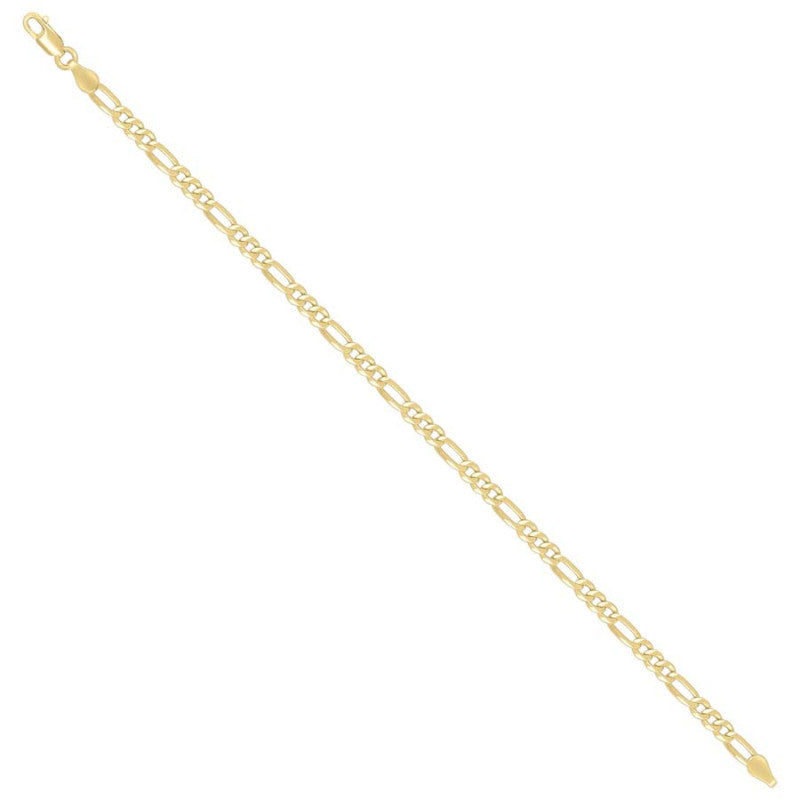 925 Silver Super Flat Figaro Chain 3.9mm