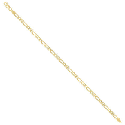 925 Silver Super Flat Figaro Chain 3.9mm