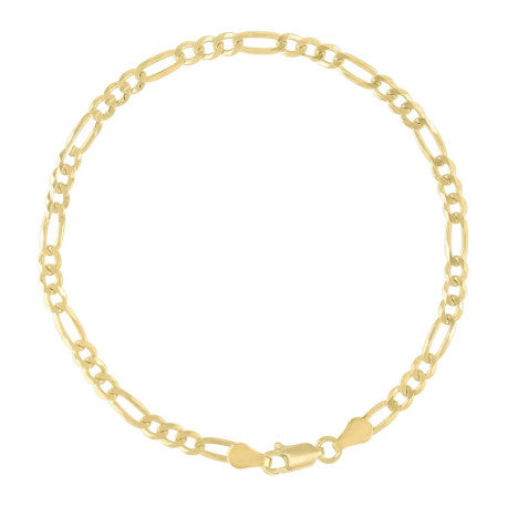 925 Silver Super Flat Figaro Chain 3.9mm