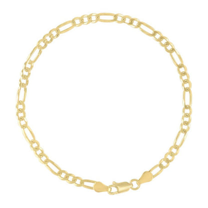 925 Silver Super Flat Figaro Chain 3.9mm