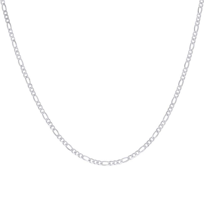 925 Silver Super Flat Figaro Chain 3.9mm