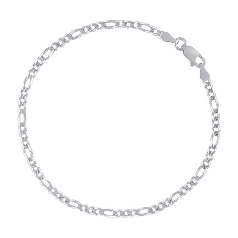 925 Silver Super Flat Figaro Chain 3.9mm