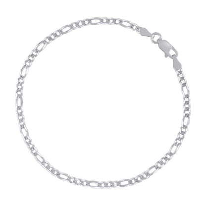 925 Silver Super Flat Figaro Chain 3.9mm